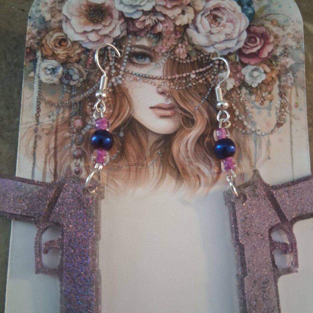 Dangle Gun earrings